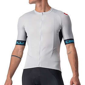 Castelli Entrata VI Kort Tröja Silver Gray/Savile Blue, Str. S