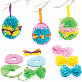 Baker Ross Påskägg pom pom kit 3-pack
