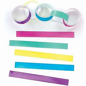Baker Ross Ross Pastellfärger papperskedjor – 500 stycken, påskhantverk med papper för barn (FC336)