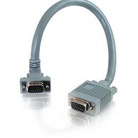 C2G Premium Shielded VGA - VGA (SXGA) (angled) Down 90° 5m