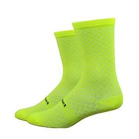 DeFeet Evo Mont Ventoux 6" Socks Signal Gul, Str. XL