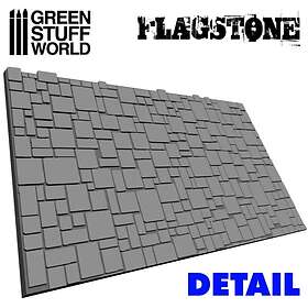 Green Stuff World Rolling Pin Flagstone 25mm