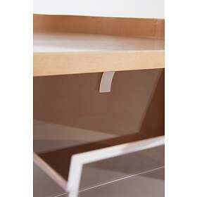 Dexx Nattbord 40x40cm Vitsåpad