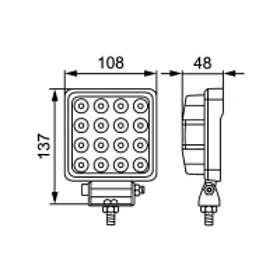 Hella Lampe de Travail 1GA357 106-022