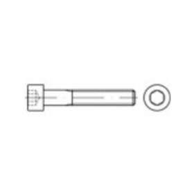 Toolcraft TO-5428497 Cylinderskruvar M12 180 mm Insexkant ISO 4762 Stål galvanis