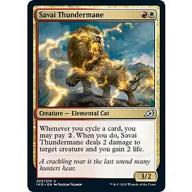 löskort: Ikoria: Lair of Behemoths: Savai Thundermane (Foil)