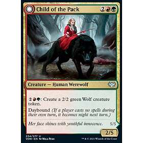 löskort: Innistrad: Crimson Vow: Child of the Pack // Savage Packmate