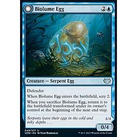 löskort: Innistrad: Crimson Vow: Biolume Egg // Serpent (Foil)
