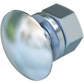 OBO Bettermann FRS 10X30 F 6407579 Flat rund skruv 10 mm 30 Stål varmförzinkat 50 st