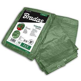Bradas Vahvistettu puutarhapeite Green 3x5 m, 90g m2.