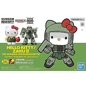 Bandai Gundam - Sd Cross Silhouette Hello Kitty Char's Zaku Ii - Reprod