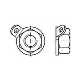 Toolcraft TO-5380404 Muttrar som ej kan förloras M8 88153 Rostfritt stål A2 25 st