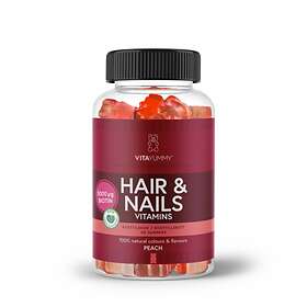 VitaYummy Hair & Nails Peach Gummies 60pcs