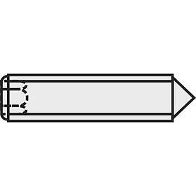 Toolcraft 827341 Inställningsskruv M4 5 mm Stål 20 st