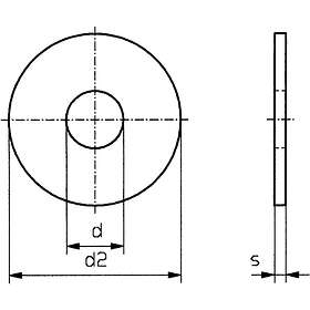 Toolcraft 5,3 D9021 POLY 194736 Brickor Inre diameter: 5,3 mm M5 DIN 9021 Plast 100 st