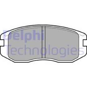 Delphi Auto Parts Bromsbeläggssats, skivbroms LP736