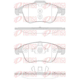 Remsa Bromsbeläggssats, skivbroms 1350.30