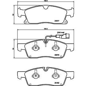 Hella Bromsbeläggssats, skivbroms PAGID 8DB 355 039-871
