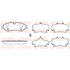 Remsa Bromsbeläggssats, skivbroms 1867.00