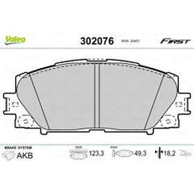 Valeo Bromsbeläggssats, skivbroms 302076