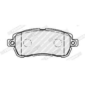 Ferodo Bromsbeläggssats, skivbroms FDB5181