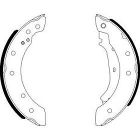 Hella Bromsbackar sats 8DB 355 001-571