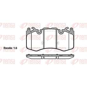 Remsa Bromsbeläggssats, skivbroms 1410,00