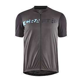 Craft Core Endurance Logo Cykeltröja Grå/Turkos Medium Large Small