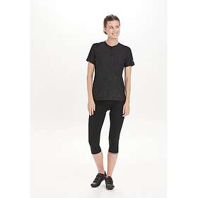 Endurance Marimba Cykel/MTB T-shirt Kortärmad Dam Svart melerad 40