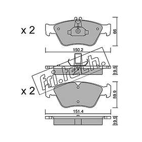 Bromsbeläggssats, skivbroms fri.tech. 228,0