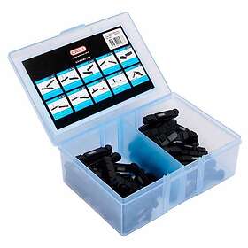 Elvedes Shimano 55 Mm Brake Pads 25 Pairs Svart