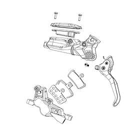 Avid Piston Kit Caliper Code/guide Re Svart