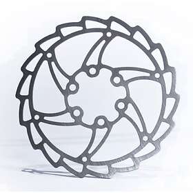 El Gallo Saw Disc Brake Disc Silver 180 mm