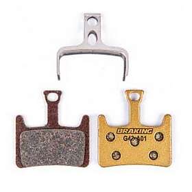 Braking Carbo-metalic Hayes Prime Disc Brake Pads Guld