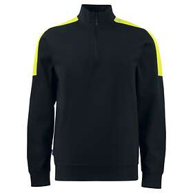 Projob 2128 Sweatshirt 1/2 Zip Svart/Gul XXL