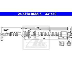 ATE Bromsslang 24.5118-0688.3
