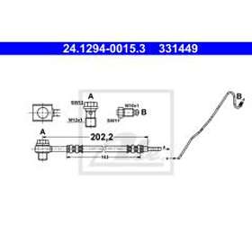 ATE Bromsslang 24.1294-0015.3