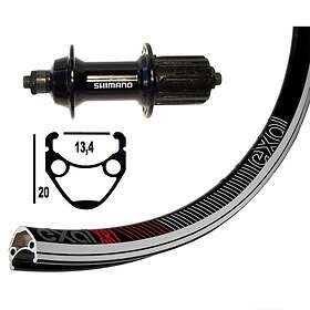 Winora Exal Xr-1 Sh Tiagra Qr Road Rear Wheel Svart 10 x 130 mm / Shimano/Sram HG