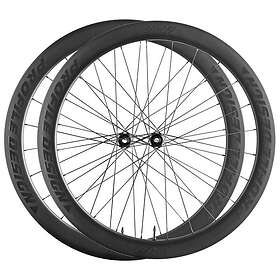Profile Design Gmr 50 Carbon Cl Disc Tubeless Road Wheel Set Svart 12 x 100 / 12 x 142 mm / Shimano/Sram HG