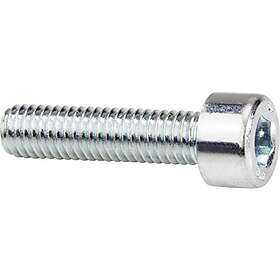 Inget namn 839588 insexsskruvar M3 12 mm insexkant stål galvaniserat 100 st