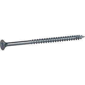 Essve 123193 Träskruv 5 mm Ø, TX25, helgängad, försänkt, FZB 90 mm, 100-pack
