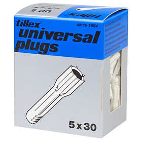 Utan Tillex Univesalplugg krage 5x30mm 100st/fp