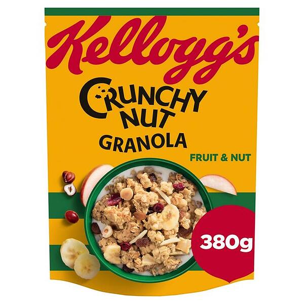 Kellogg's Crunchy Nut Granola Fruit And Nut 380g