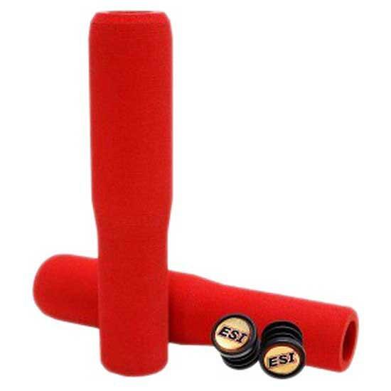 Grips ESI FIT CR (CHUNKY/RACER'S EDGE COMBO) 130 mm Rouge