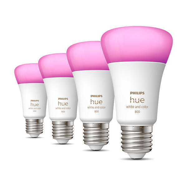 Philips Philips Hue E27 6,5W RGBW BT 4pack