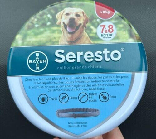 Bayer Seresto Dog Collar +8kg (2-pack)