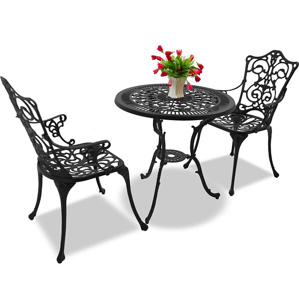 Homeology TABREEZ & Patio Table 2 Large Chairs with  ...