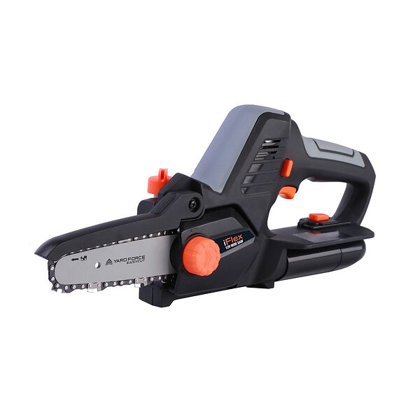 Yard Force 12V Cordless 12cm Mini Chainsaw with Lith ...
