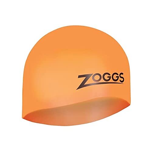 Zoggs Easy-fit Silicone Cap Orange