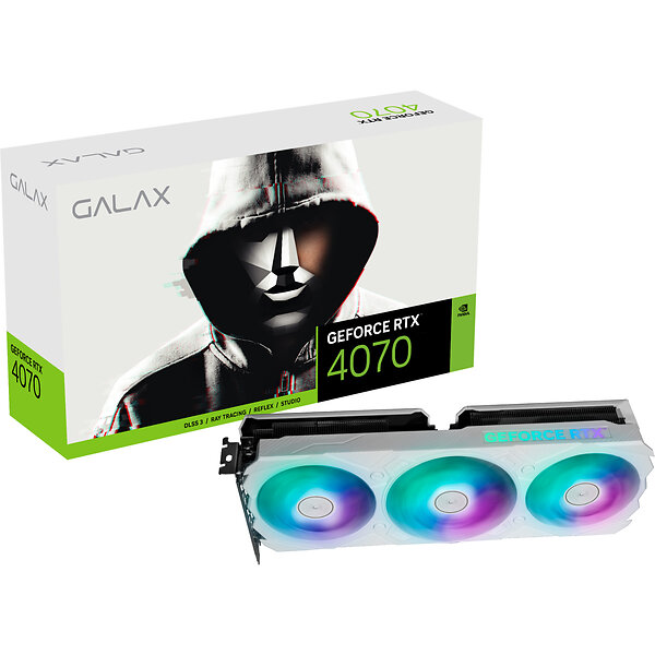 Galax/KFA2 GeForce RTX 4070 EX Gamer White (1-Click  ...